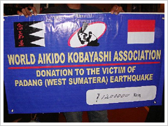 Appreciation for the Indonesia Earthquake Donation